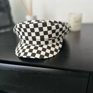 Vans Black and White Checkered Hat